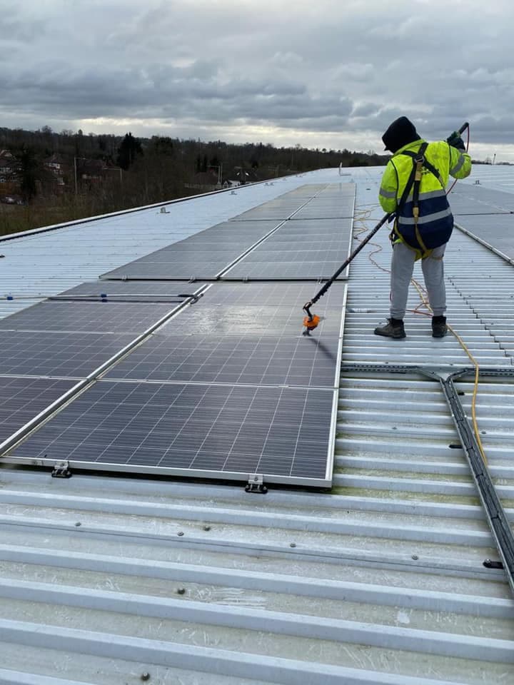 Commercial cleaning example