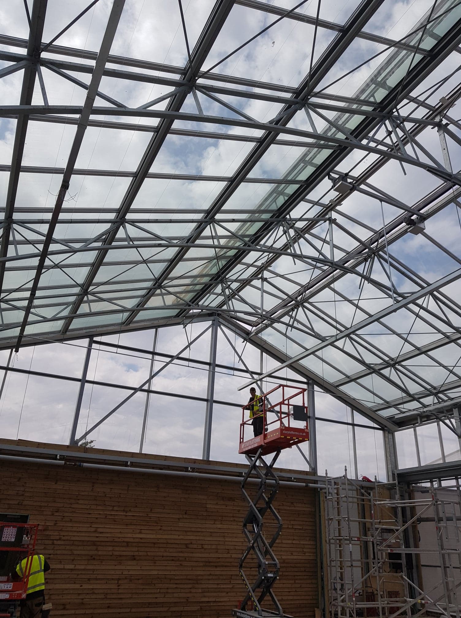 Commercial cleaning example