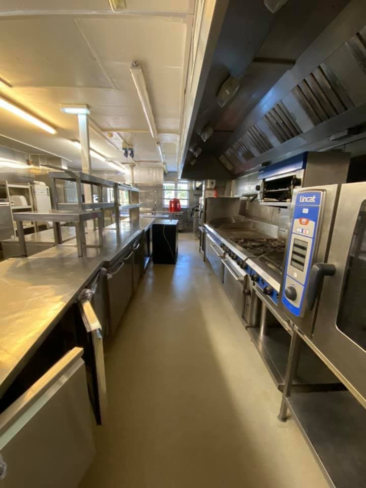 Commercial cleaning example