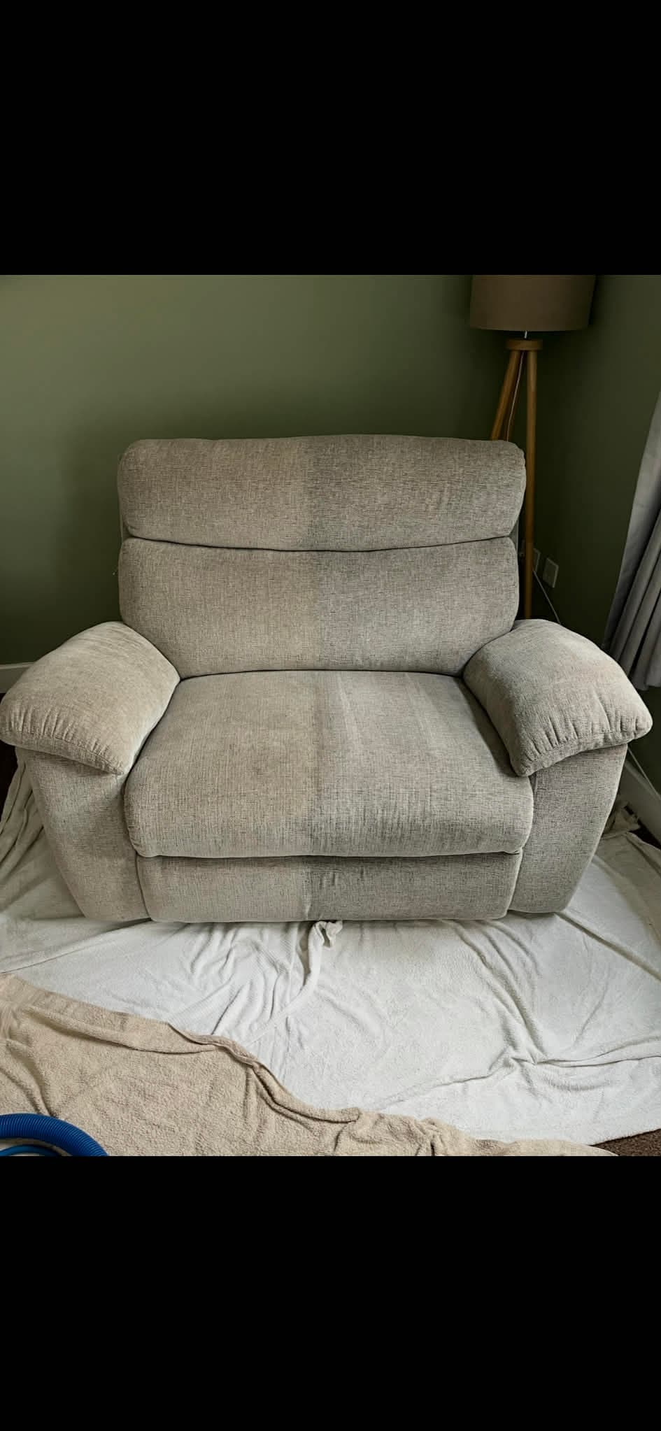 Carpet cleaning results